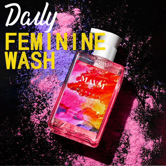 Women's intimate wash, plant-based, pH balanced, coco scent
